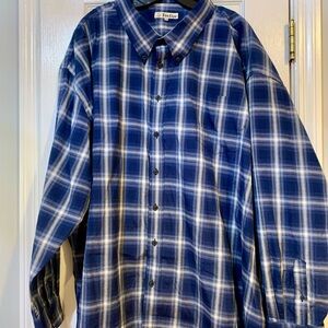 Foxfire Men’s 4XL Button Down Long Sleeve Shirt Dress Shirt Casual Shirt